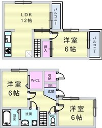 三和町2丁目戸建の物件間取画像